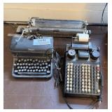 Antique Typewriter & Adding Machine