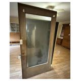 Large Wood/Glass Door