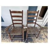 Pair of Wooden Rockers