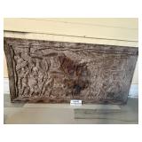 Carved Traditional Village Life Scene