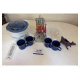 Cutlery, Metal Cups, Crock-Pot