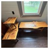 Cedar Coffee Table & Side Table