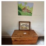 Cedar Chest & Pictures
