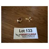 14 kt HGE Tiger Eye Ring & more