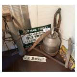 Collection of Vintage Farm Items/Signs
