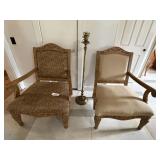 Oversized Chairs & Pole Lamp