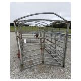 Slide in cattle racks for trailer,
