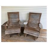 Pair of Glider Rockers