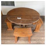 Picnic Table & Stools