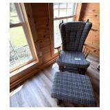 Glider Rocker with Glider Stool