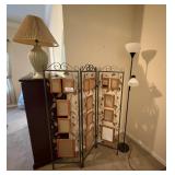 Room Divider & Lamps