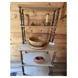 Shelf, Wood Turned Items