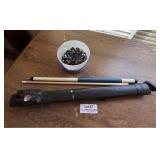 Marbles, Pool Stick