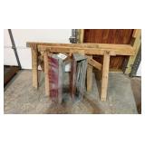 Wooden & Metal Folding Sawhorses