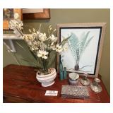 Candle Holders, Bud Vases, Faux Orchid & more