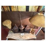 Decorative Wooden Boxes, Lamp & more