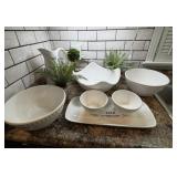Ceramic - White Serving Pieces