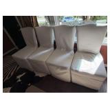 4-Upholstered Chairs w/Custom Covers