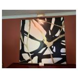 Modern Abstract Art w/Accent Lighting