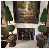 Pair of Faux Topiary