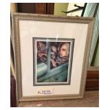 Framed Print Self Portrait of Polish Artist