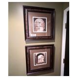Framed Venetian Courtyard Photos