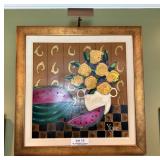 Framed Still Life Signed York