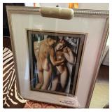 Art Deco Print "Adam & Eve"