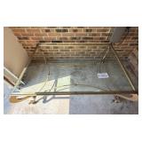 Metal/Glass Top Table