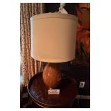 Vintage Blown Glass Table Lamp
