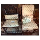 Pair Armchairs & Matching Cushions