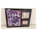 2005 St. Louis Cardinals Team Framed Print
