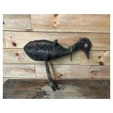 20' Folk art New Guinea fabric bird statue