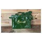 NEW Harrods vinyl tote bag w/ tag