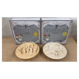 2 Studio Dante Collector Plates 8'