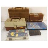 6 Tackle Boxes / Containers
