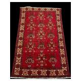 Iran Ferdos khorasan province wool area rug 74x70