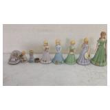 8 Enesco Growing Up Figurines