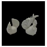 MC porcelain rooster S&P set