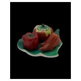 1950s peppers & tomato w/ tray S&P, sugar set