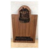 Southern Pacific Railroad Wood Plaque