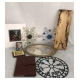 Decorative Lot - Vanity Tray, Art, etc