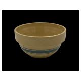 Early 5' blue band mixing bowl