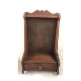 Oak Shelf with Drawer 28' x 16ï¿½