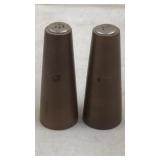 Mid Century Salt & Pepper Set 4' Walnut