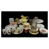 Bavaria, Lefton, cake stand, cannisters, etc