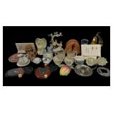 Lefton, pewter, brass, napco, collectibles lot