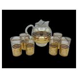 1940s Macbeth-Evans 'Sovereign' ball pitcher set