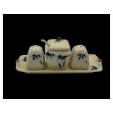 MC Japan S&P w/ sugar & tray porcelain set