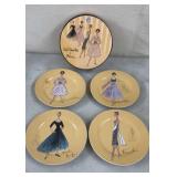 Set of 4 Rosanna Dessert Plates, etc 8'